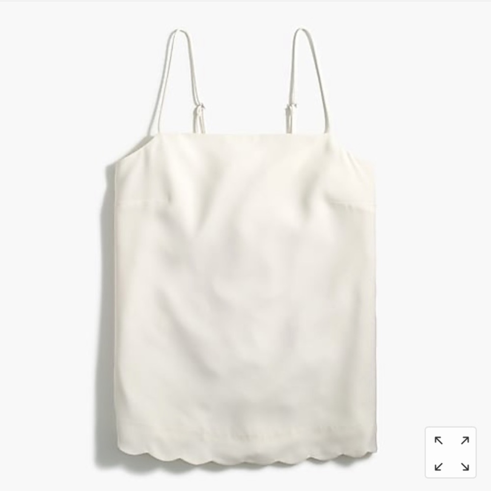 J. Crew Scalloped-hem Cami